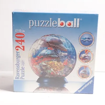 Ravensburger 240 Puzzle 15 Cm PuzzleBall No. 110124 Ocean Globe C2004 New Sealed • $29.99