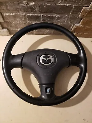Oem Mazda Miata Mx5 NB NBFL Black NARDI Torino Leather Steering Wheel 99-05 • $160