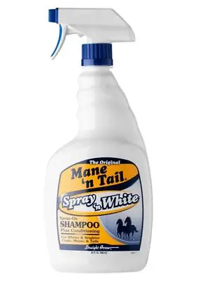 Mane 'n Tail Spray 'n White Spray-on Brightening Spot Remover Shampoo - 32 Oz • $19.99