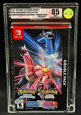 Pokemon Brilliant Diamond Shining Pearl Dual Pack Nintendo Switch Sealed VGA 85 • $4.25