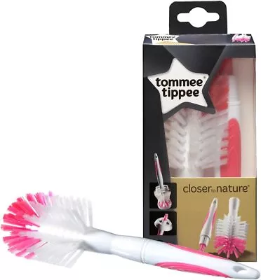 Tommee Tippee Closer To Nature Baby Bottle Brush - Assorted Colors • £8.03