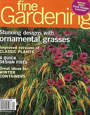 Fine Gardening Magazine Ornamental Grass Classic Plants Winter Containers 2011 • $20.66