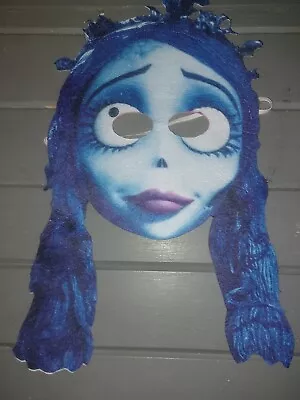 Child Disney Corpse Bride Emily Blue Womens Halloween Costume Mask Dress UP • $6.99