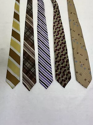 Men’s Dress Ties Lot Of 5 • $9.50