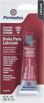 Permatex 24129 Silicone Ceramic Extreme Brake Parts Lubricant 0.5 Fl. Oz. Tube • $6.95