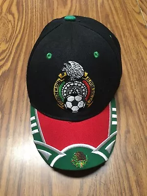 Mexico Soccer Hat Futbol Cap Embroidered Eagle Federacion Mexicana • $9.99