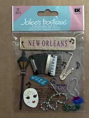 Rare Jolee’s New Orleans Mardi Gras Scrapbook Stickers  • $8