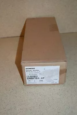 Siemens Gma151.1p  Gma  Series Spring Return Rotary Damper Actuator 24 Vac -new • $112.50