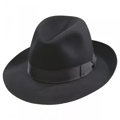 BORSALINO COMO FEDORA – PREMIUM FUR FELT HAT – MADE IN ITALY - Same Day Shipping • $325