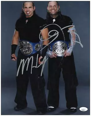 The Hardy Boyz Signed 11x14 Photo WWE AEW Autographed JSA COA 2 • $129.99