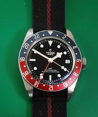 Tudor GMT By Rolex  BLACK BAY  Men's Watch 41mm Boxes Papers Model 79830RB • $3999