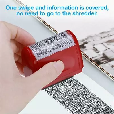 ID Theft Protection Stamp Roller Easy Guard Your Data SALE Identity Privacy O0P3 • $8.36