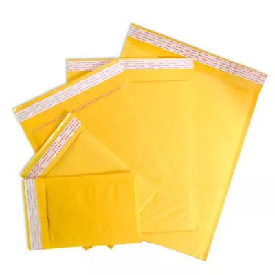 Any Size Kraft Bubble Mailers Shipping Mailing Padded Bags Envelopes Self-Seal • $59.49