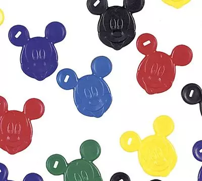 Mickey Mouse Balloon Weights For Foil Or Latex Balloons Assorted Color Set Of 10 • $9.99