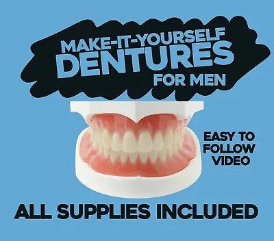 $98 • Buy DIY Denture Kit - Homemade Dentures, Custom Dentures From Home