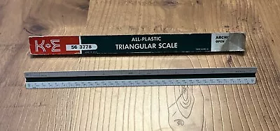 VTG Keuffel & Esser Co Triangular Scale Architect Drafting Ruler K&E 56 3778 • $20