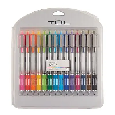 $22.01 • Buy TUL Retractable Gel Pens, Bullet Point, 0.7 Mm, Assorted Ink Colors, 14-Pack