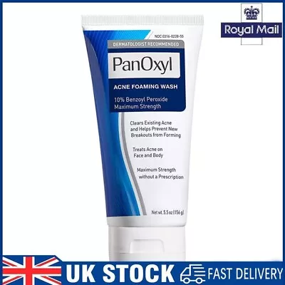 New Acne Foaming Wash Face & Body 156g Peroxide All Skin Types 5.5oz • £7.07