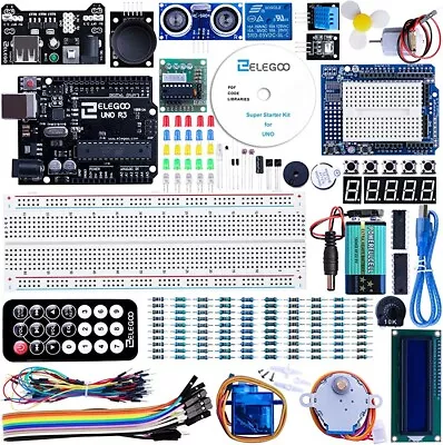 £41.99 • Buy ELEGOO UNO R3 Project Super Starter Kit Compatible With Arduino IDE Beginners 