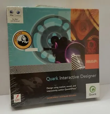 NEW Quark Interactive Designer Web Design MAC / PC  • $29.99