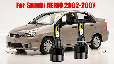LED For AERIO 2002-2007 Headlight Kit H4/9003 6000K White CREE Bulbs HI/Low Beam • $25.96