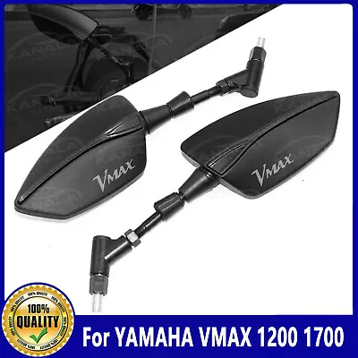 For YAMAHA VMAX 1200 1700 Motorcycle Universal Left Right Rear Rearview Mirrors • $35.99