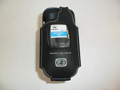 Motorola V360 Mobile Phone Case Belt Clip Swivel Cover Black Body Glove • $26.54