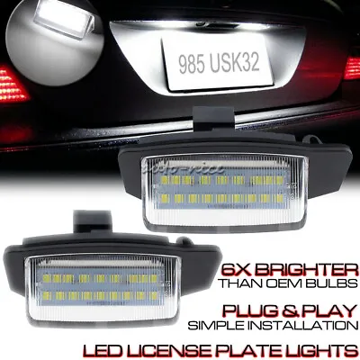 18 LED Number License Plate Light For Mitsubishi Lancer Sportback Outlander 2pcs • $17.41