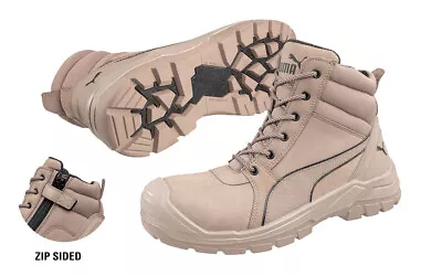 $170.71 • Buy Puma Safety Boots Tornado Stone Zip Sided Work Boots With Composite Toe Cap