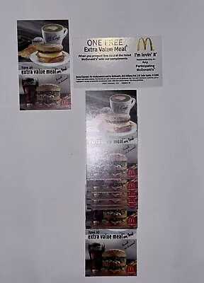 10 McDonalds Free Combo Meal Cards.    NO EXPIRATION DATE • $26