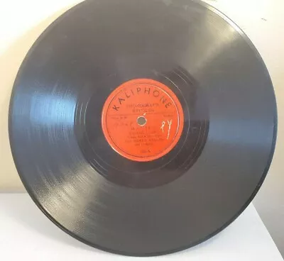 Vintage Turkish 10” VINYL RECORD 78 Kaliphon Phonograph 705 • $49.99