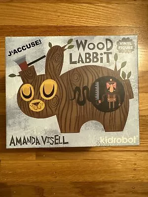 Kidrobot Wood Labbit ⭐️ SIGNED Amanda Visell Frank Kozik ⭐️ LE 300 ⭐️ SDCC 2009 • $599.99