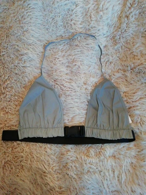 £2.50 • Buy Women's Grey Bra Top Halter Neck Clubbing Top Bra Top Size Large