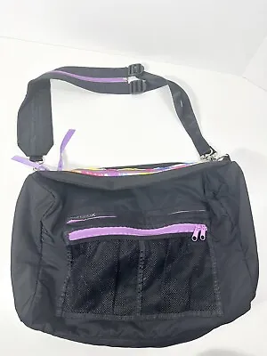 Capezio Duffle Bag Dance Garment Black Carrying Case Shoulder Bag Nylon Teens • $25.16