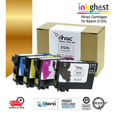 $17.99 • Buy Rihac 212 XL Ink Cartridge Alternative For Epson Printer WF-2810 WF-2830 WF-2850