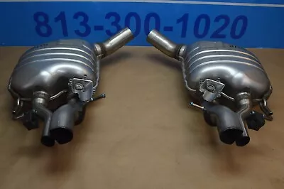 2020 W213 Mercedes E63 S Exhaust Mufflers Left And Right Sides Pair 2134905002 • $950