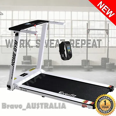 $486 • Buy Motorised Electric Treadmill 12km/h Running Machine Exercise Heart Rate Tracker