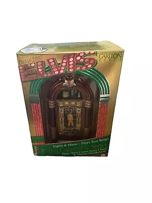 Vintage 1997 Carlton Cards Elvis Presley Jukebox Ornament~New • $49.99