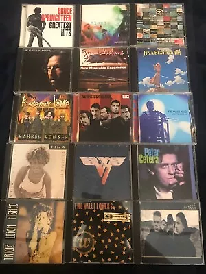 CD Lot #10 - 70's-up Rock/Pop/Dance/Alt. Artists H-O. Choose Your Own! VG+ • $2.50