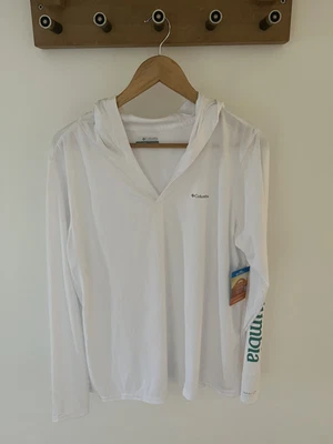 £25 • Buy Columbia Sun Protection Womens Top White UPF 50 Omni Shade Top XXL BNWT New