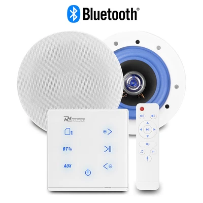 £155 • Buy Bluetooth Ceiling Speaker Set - 2x ESCS6 6.5  And A50W Home Audio Music System