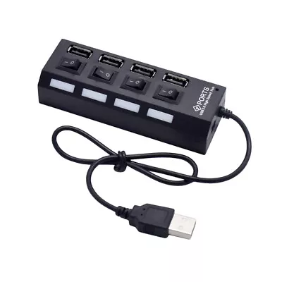 USB HUB 4 Device Connector 2.0 Splitter Mouse Webcam Computer • $12.49