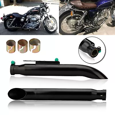 2X 20  Universal Motorcycle Exhaust Pipe Silencer Muffler Fits Harley Cafe Racer • $72.80