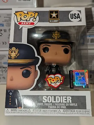 Funko POPs! With Purpose - Military US Army Figure - SOLDIER (Female #2) USA New • $11.25