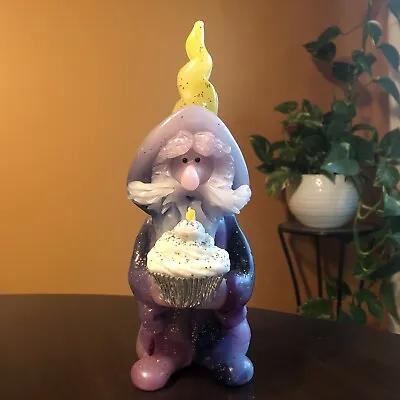 Northern Lights 9.5 Inch Candle Wee Wizard Collection - Cupcake Birthday • $19