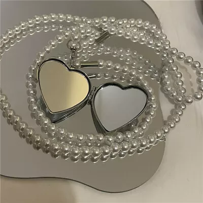 Pearl Heartshaped Mirror Pendant Body Chain • $16.95