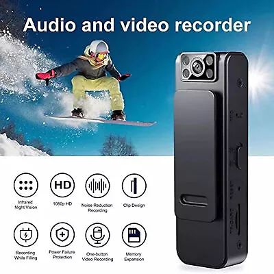 Digital Voice Recorder W/ HD 1080P Camera Audio And Video Recorder Rechargeable • $25.62