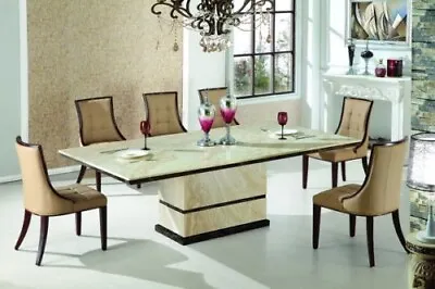 $2899 • Buy Marble Dining Table With 8 Chairs- Brand New