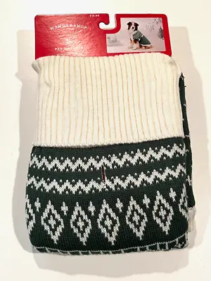 Christmas Sweater Pet Dog Christmas Fair Isle Reindeer Target Wondershop • $7
