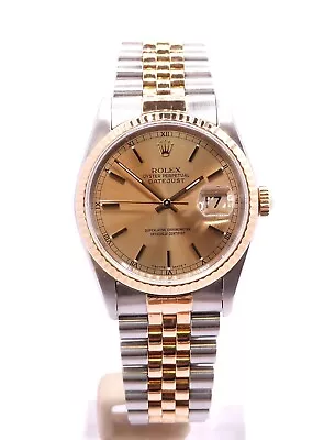 Rolex Datejust Champagne Men's Watch - 16233 • £4000